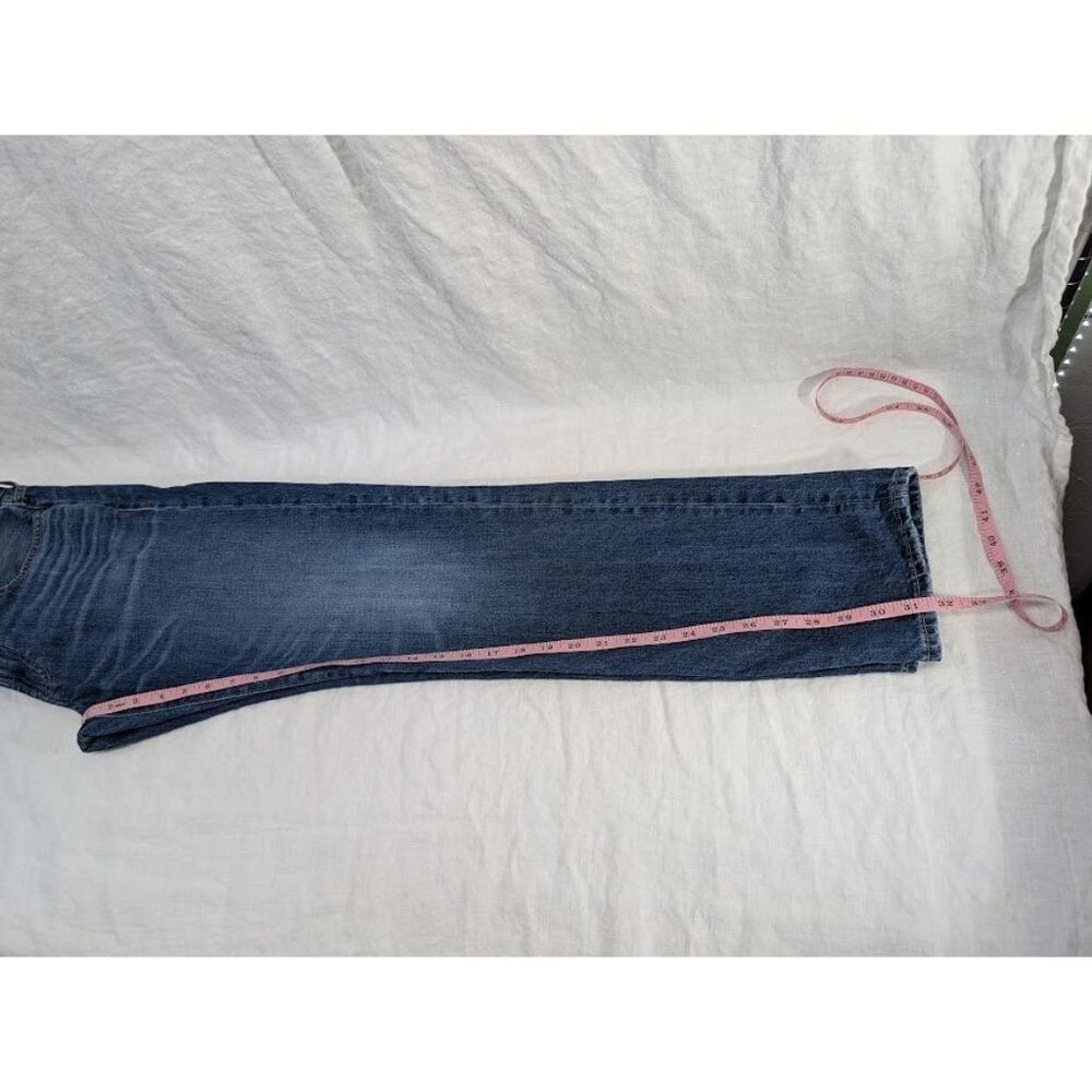 Madewell women's W31 L 32 slim dark wash denim jeans 100% cotton mid rise O9 - Picture 7 of 10